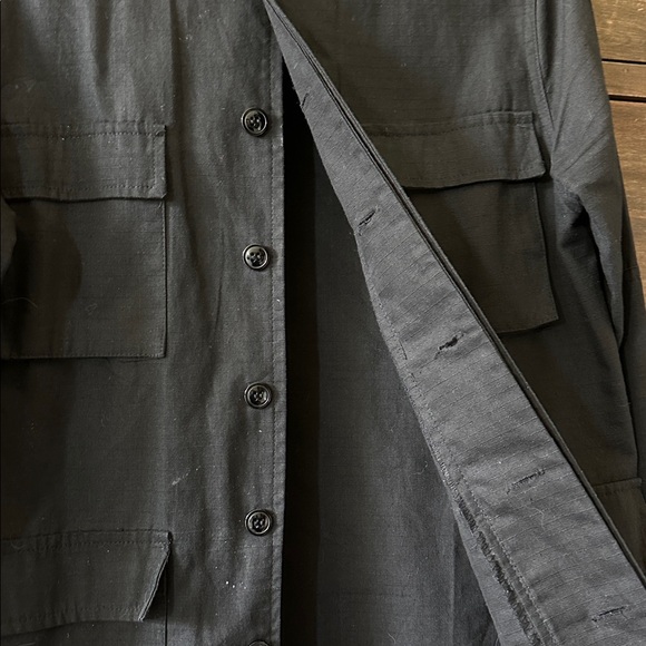 OFF-WHITE Diagonal Brushed Field Military Jacket | Virgil Abloh | Small | Black - Picture 14 of 16